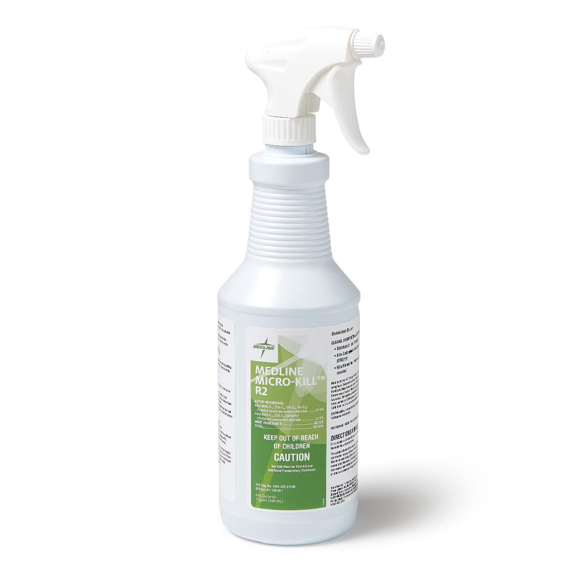 Medline - EVSCHEM122 Surface Disinfectant Cleaner Micro-Kill™ R2 Quaternary Based Trigger Spray Liquid 32 oz. Bottle Citrus Scent NonSterile