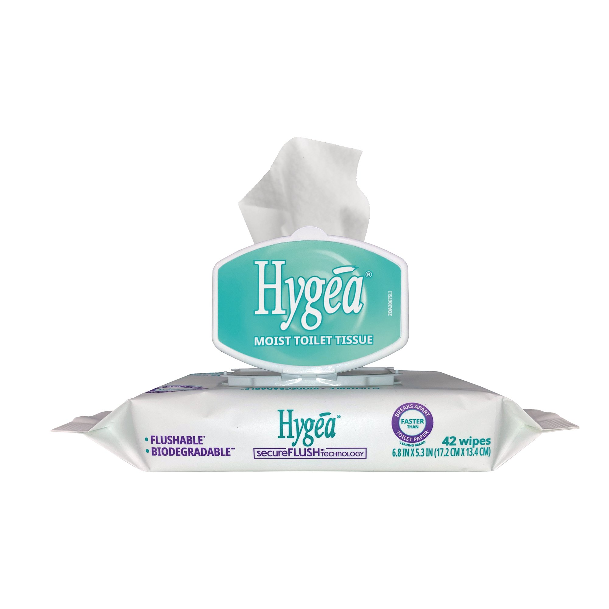 Professional Disposables A2067S42 - Hygea® Moist Toilet Tissue - 42/Pack, 504/Case