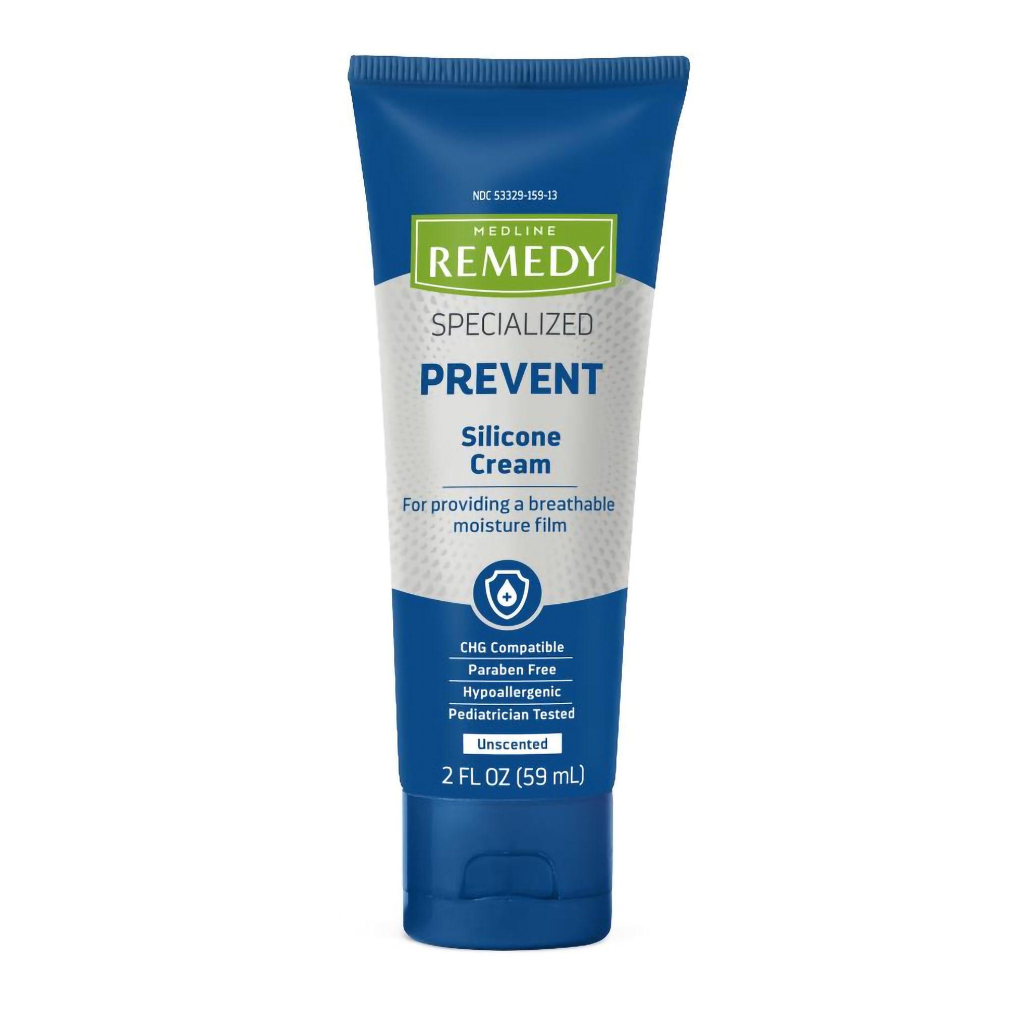 Medline - MSC092562 Skin Protectant Medline Remedy® Specialized Prevent 2 oz. Tube Unscented Cream CHG Compatible