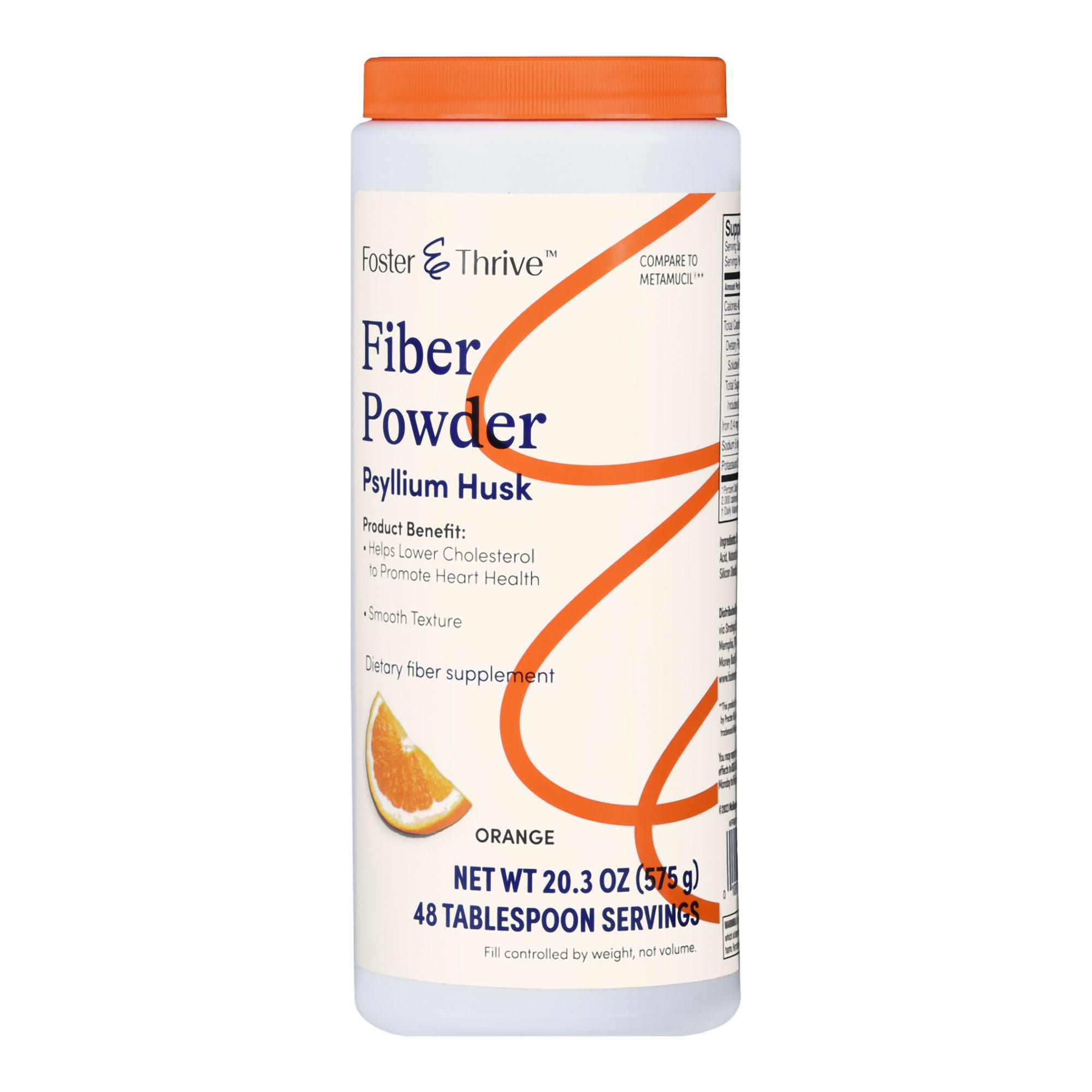 McKesson Brand - 01093995618 Foster & Thrive™ Fiber Powder Psyllium Husk
