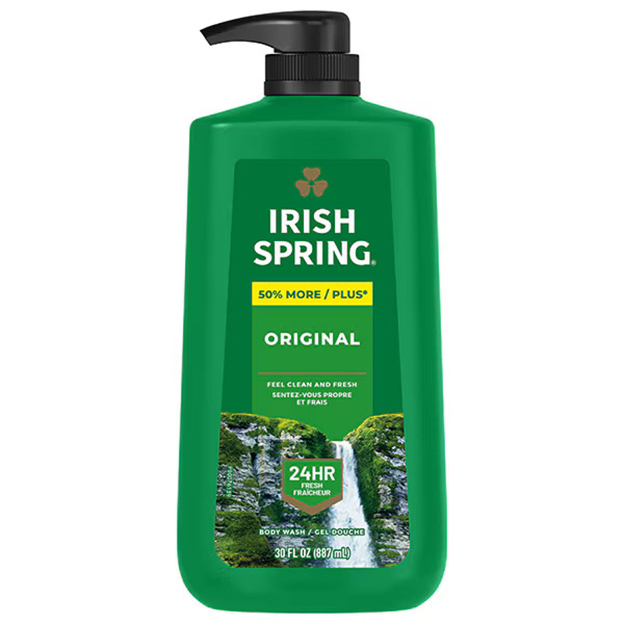RJ Schinner Co - 017104 Body Wash Irish Spring Liquid 30 oz. Pump Bottle Scented