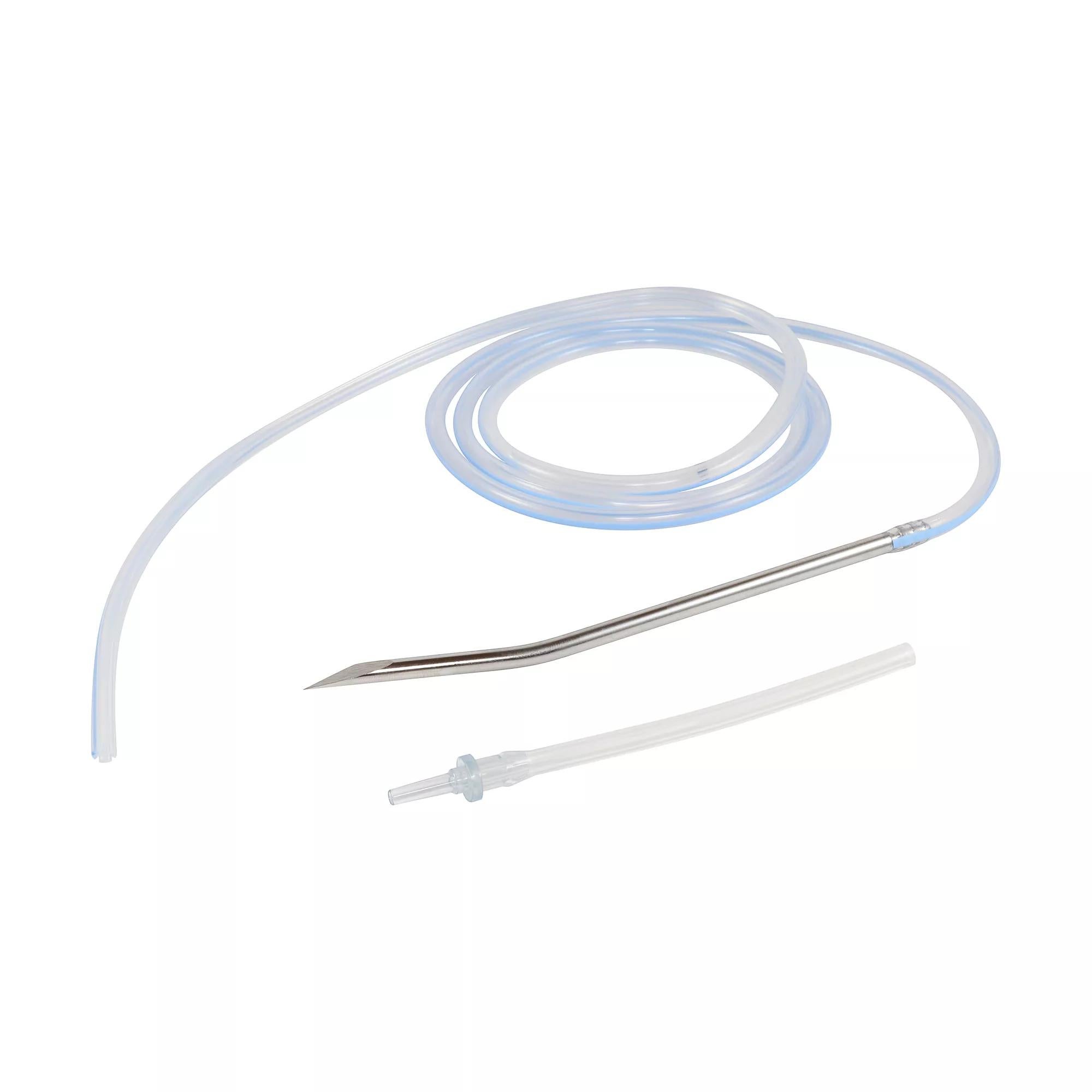 Cardinal - JP-2229 Wound Drain Tube Jackson-Pratt® Round Hubless Type With Trocar 4 Channel Type 15 Fr. Size Sterile