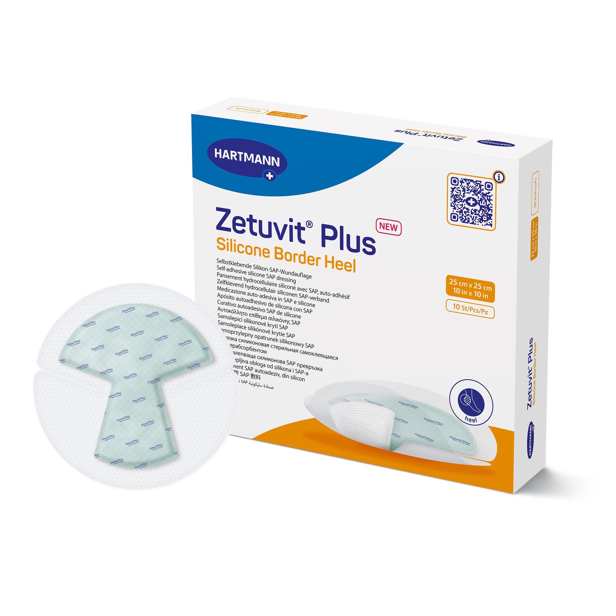 Hartmann - 413911 Zetuvit® Plus Silicone Border Super Absorbent Dressing