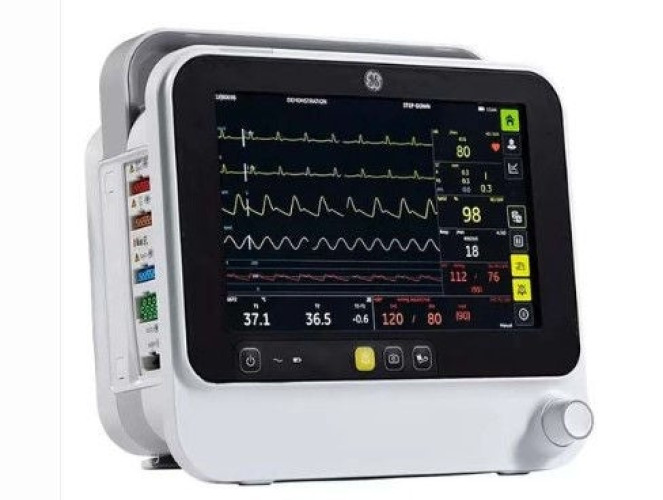 GE Healthcare - 6160000-003-01085475 Patient Monitor Masimo® Monitoring SpO2, Temperature, Printer AC Power