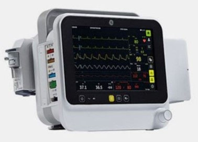 GE Healthcare - 6160000-004-01085482 Patient Monitor GE B125 Monitoring 3/5 Lead ECG, NIBP, Printer, Trusignal SpO2, AC Power
