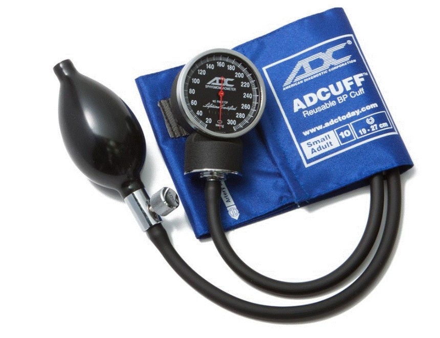 American Diagnostic Corp - 720-10SARB Aneroid Sphygmomanometer with Cuff ADC Small Adult Cuff Arm Nylon Cuff 19 to 27 cm Pocket Aneroid