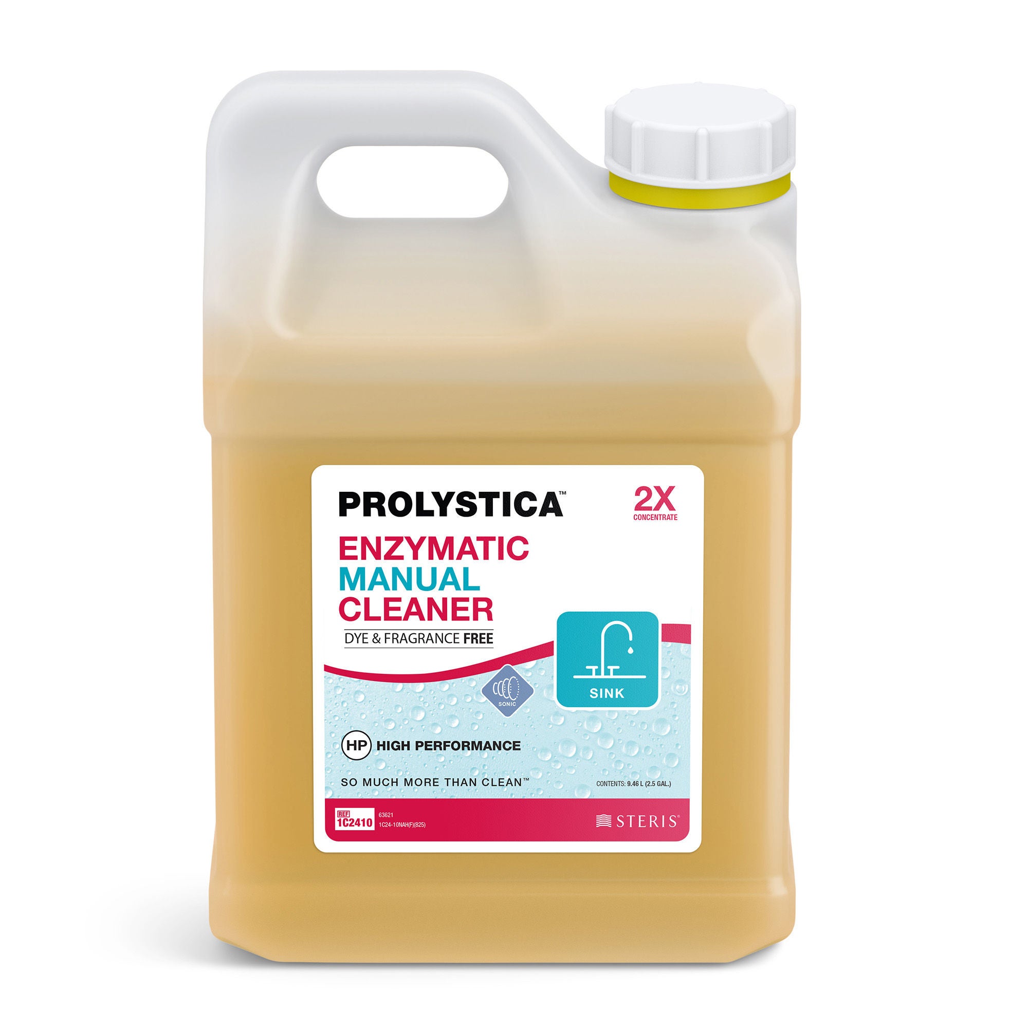 Steris - 1C2410 Enzymatic Instrument Detergent Prolystica® HP Liquid 2.5 gal. Jug Mild Chemical Scent
