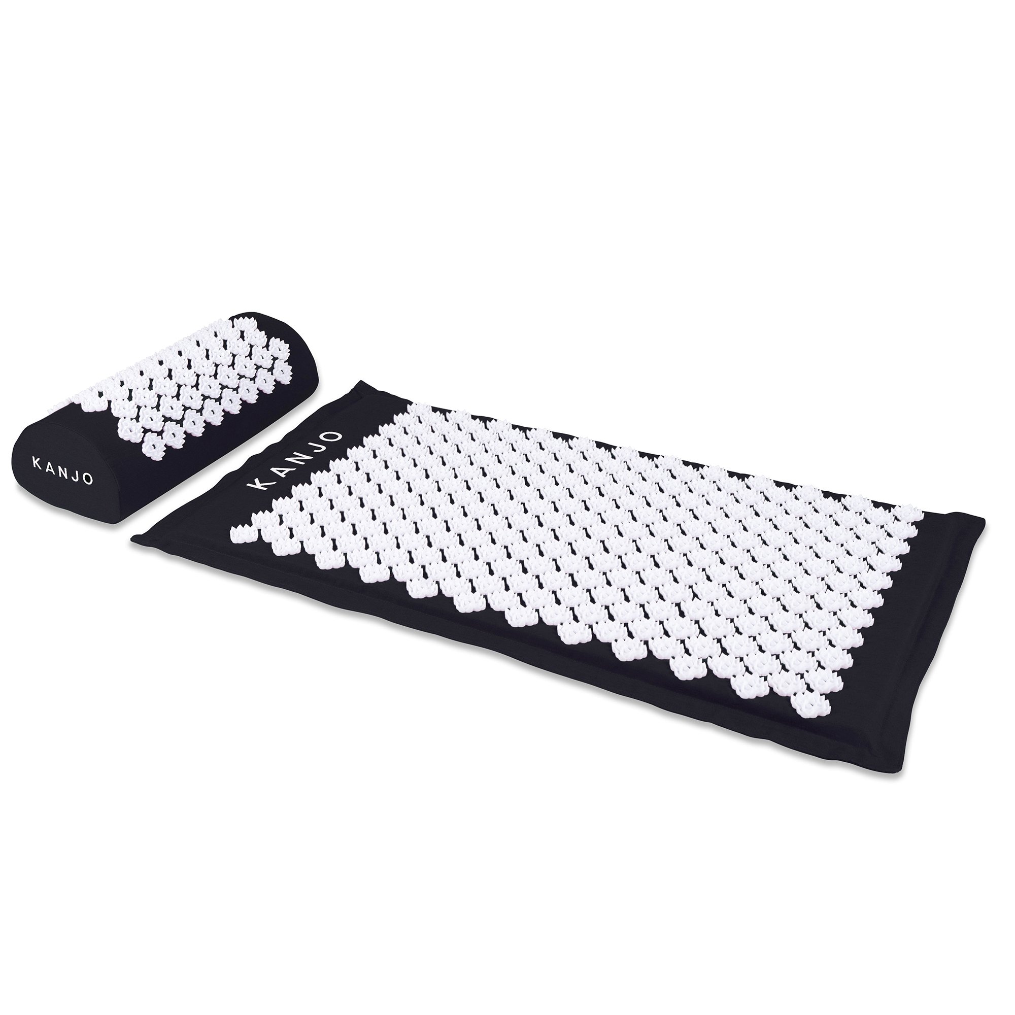 Acutens Inc KANONYM - Kanjo Memory Foam Acupressure Mat Set, Black - 1/Set, 8/Case