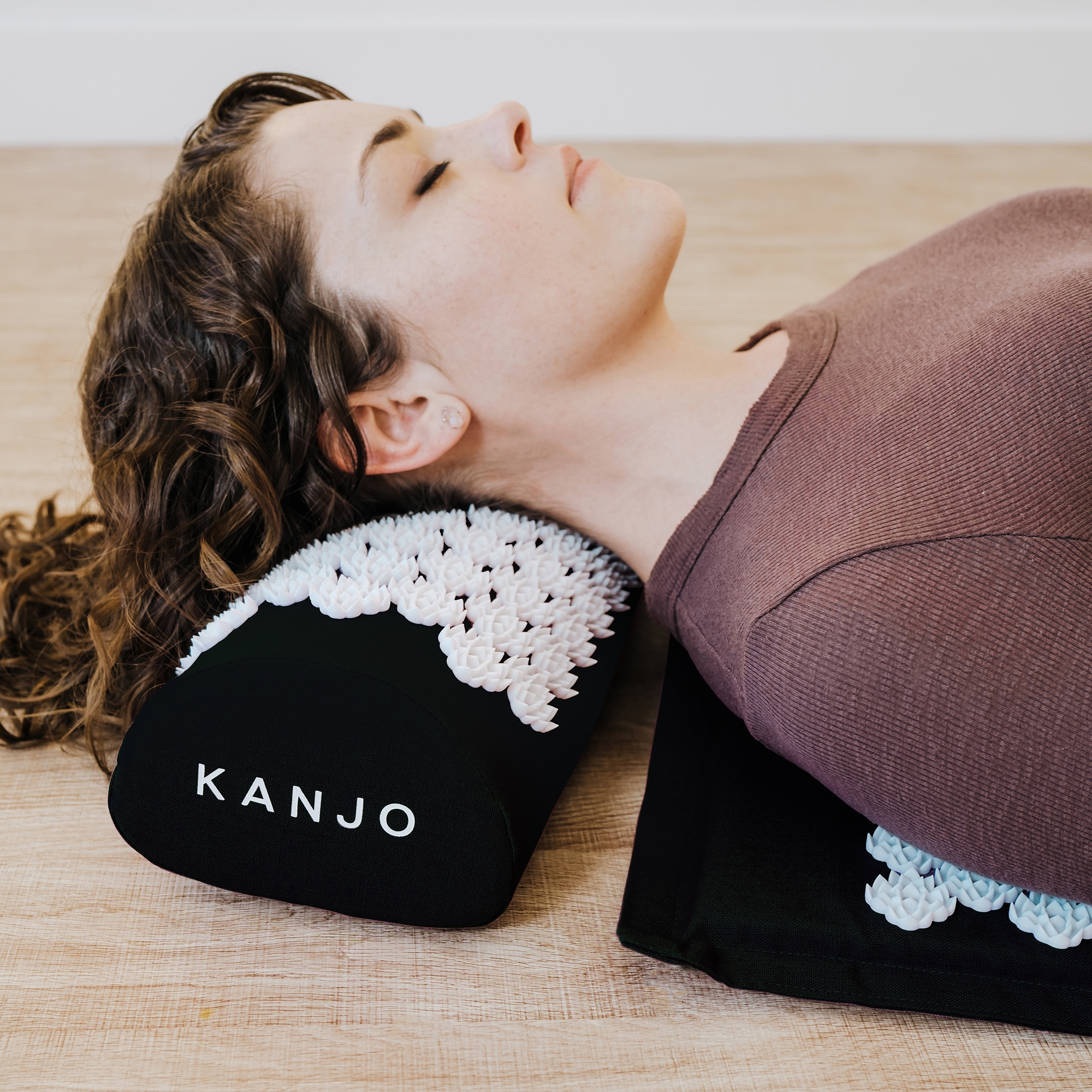Acutens Inc KANONYM - Kanjo Memory Foam Acupressure Mat Set, Black - 1/Set, 8/Case