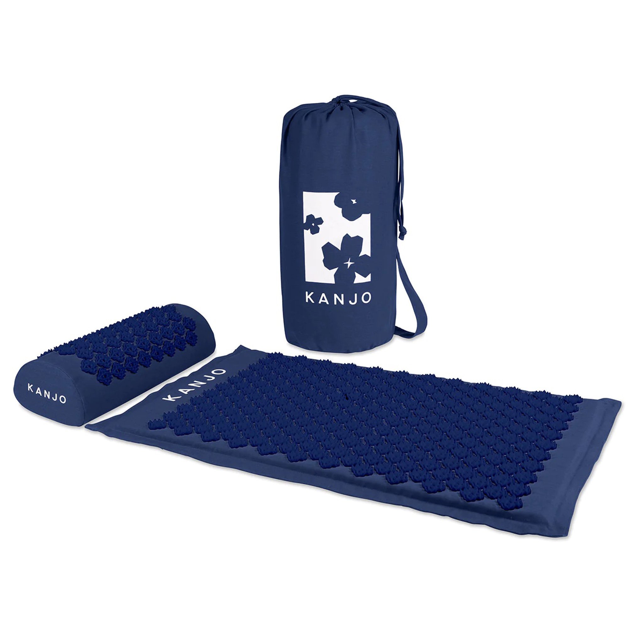 Acutens Inc KANNAVM - Kanjo Memory Foam Acupressure Mat Set, Dark Blue - 1/Set, 9/Case