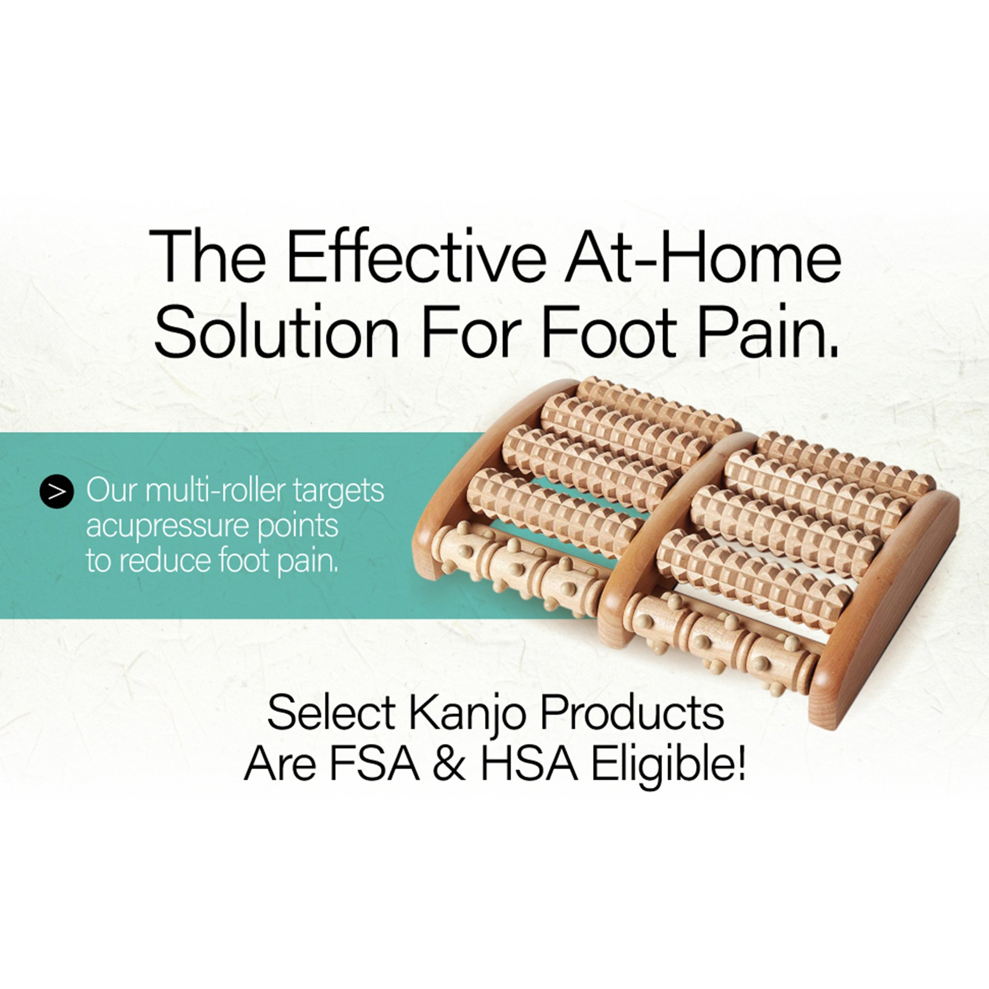 Acutens Inc KANROLLMW - Kanjo Acupressure Foot Pain Relief Multi-Roller - 1/Each, 20/Case