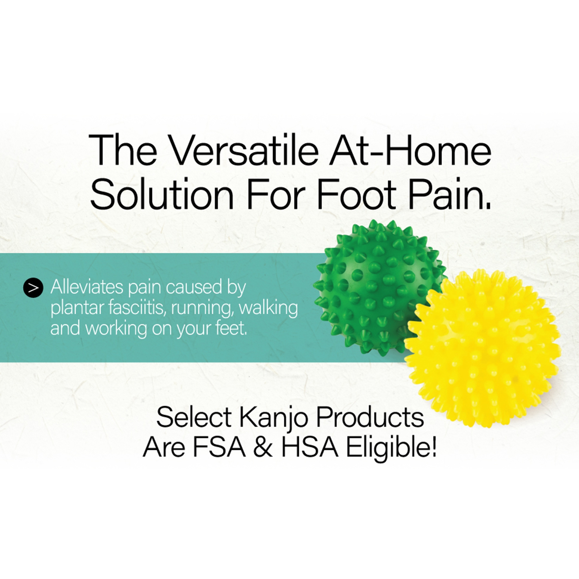 Acutens Inc KANBALLSET - Kanjo Acupressure Foot Pain Relief Ball Set - 1/Set, 40/Case