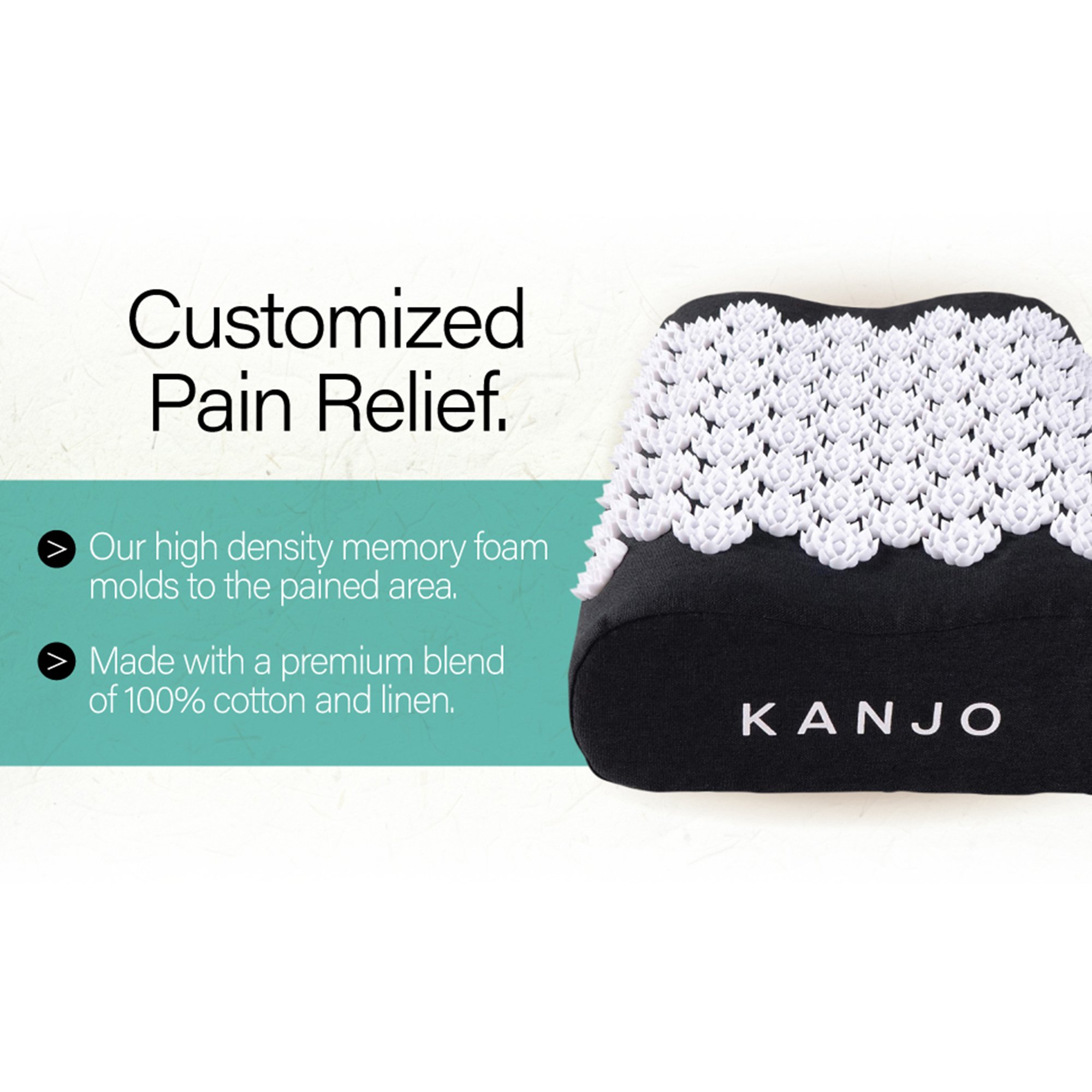 Acutens Inc KANONYC - Kanjo Vibrating Acupressure Pillow - 1/Each, 20/Case
