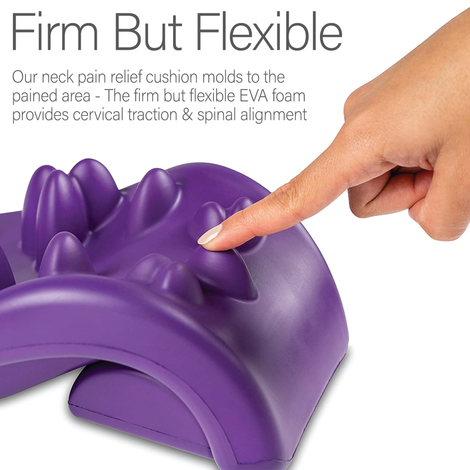 Acutens Inc KANFLXFRM - Kanjo Flex Firm Acupressure Neck Pain Relief Cushion - 1/Each, 20/Case