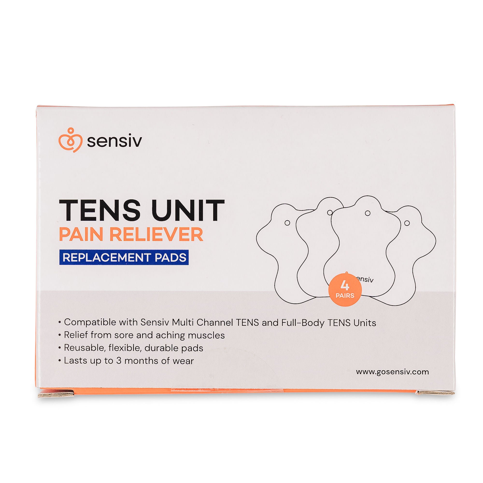 Acutens Inc - SENTENSSP sensiv TENS Unit Pain Reliever Replacement Pads