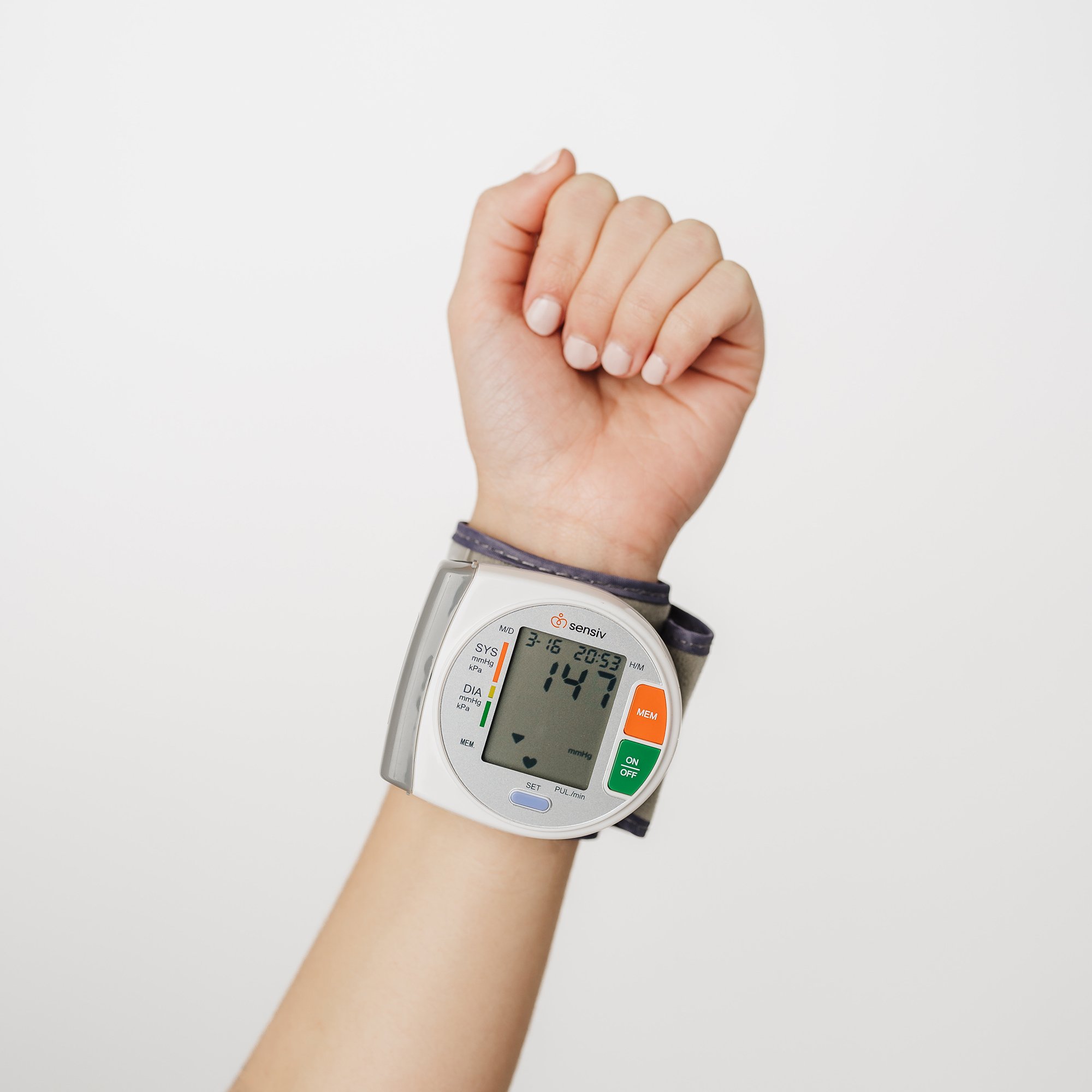 Acutens Inc SENBPWR - Sensiv Wrist Blood Pressure Monitor - 1/Each, 20/Case
