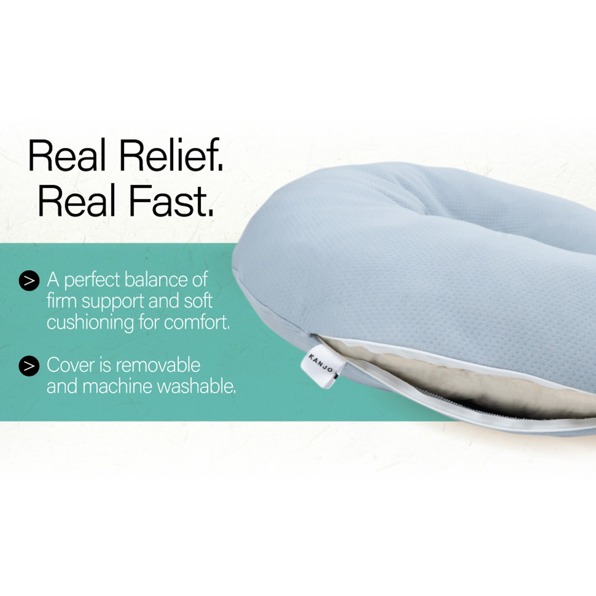 Acutens Inc KANRFLXCCOV - Kanjo Acid Reflux C Pillow Cover - 1/Each, 30/Case