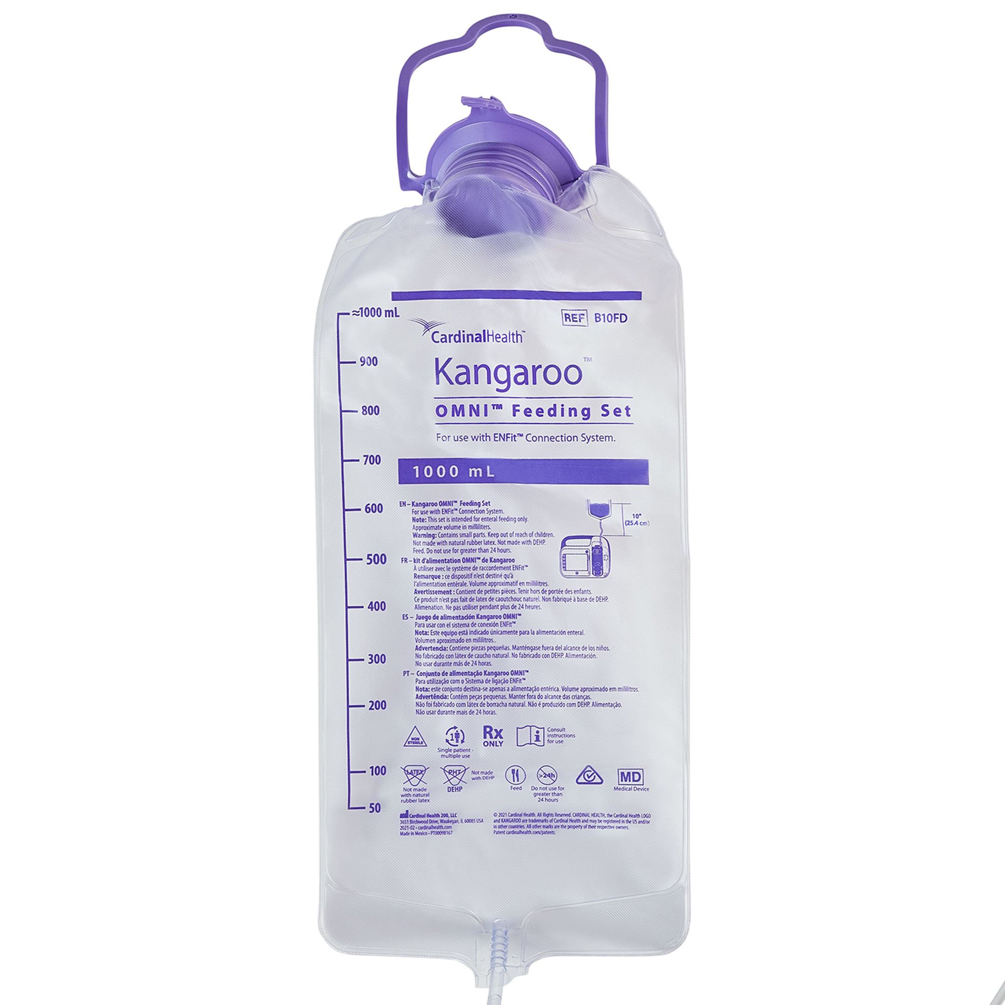 Kangaroo OMNI Enteral Feeding Pump Bag Set B10FD by Cardinal