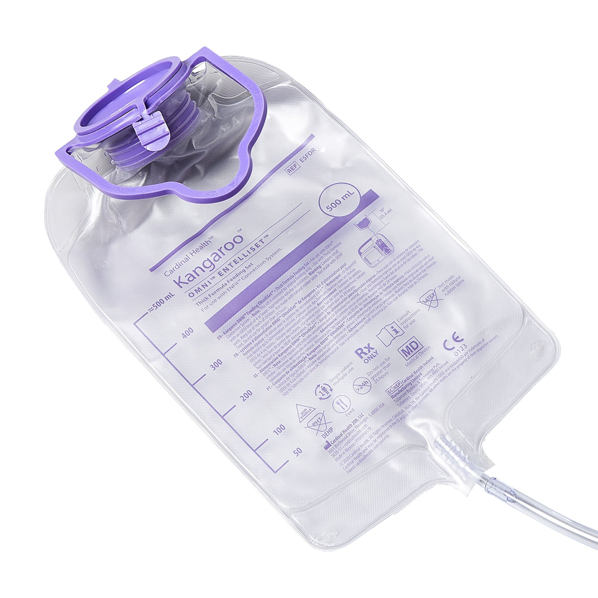 Kangaroo OMNI ENtelliSet Enteral Feeding Pump Bag Set E5FDR by Cardinal