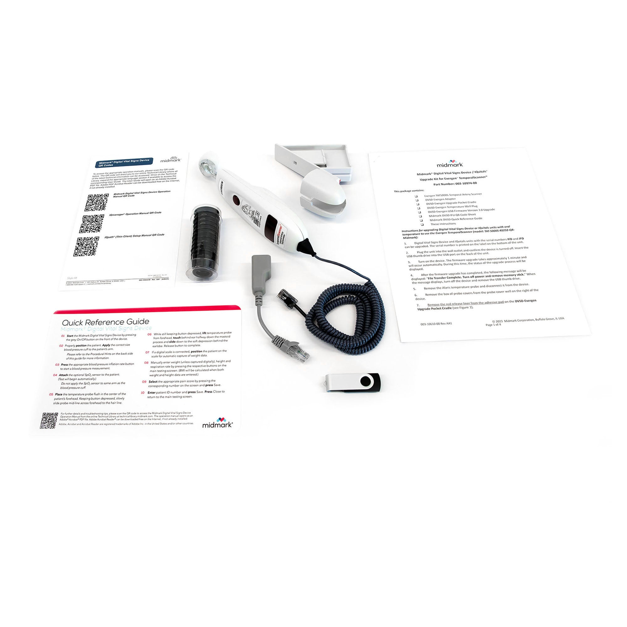 Midmark - 002-10974-00 Upgrade Kit Midmark® For Digital Vital Signs with Exergen TemporalScanner