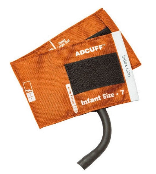 American Diagnostic Corp - 845-7IOR-2 Reusable Blood Pressure Cuff ADC 9 to 14 cm Arm Nylon Cuff Infant Cuff