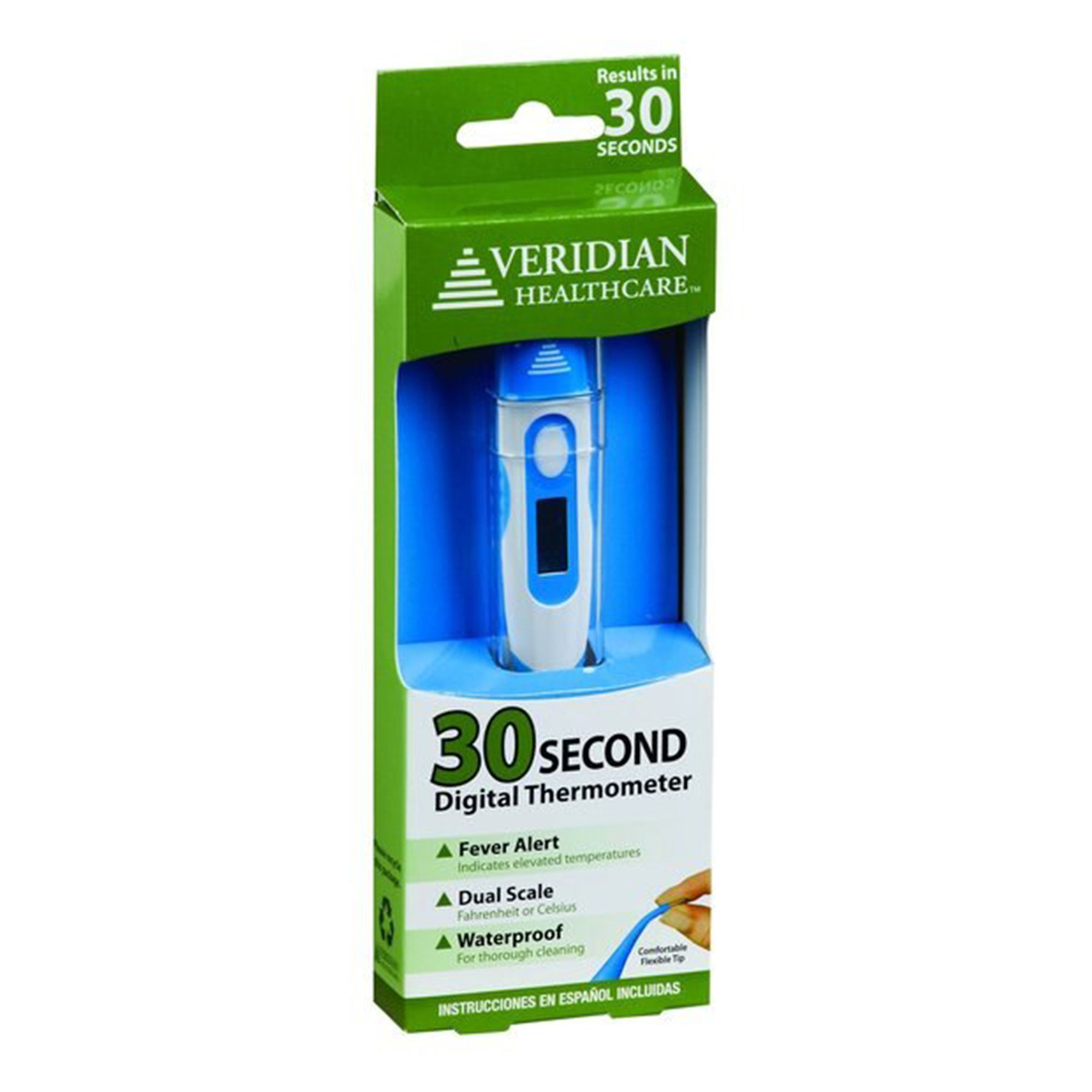 Veridian Healthcare LLC 08-355 - Veridian 30 Second Digital Thermometer - 1/Each