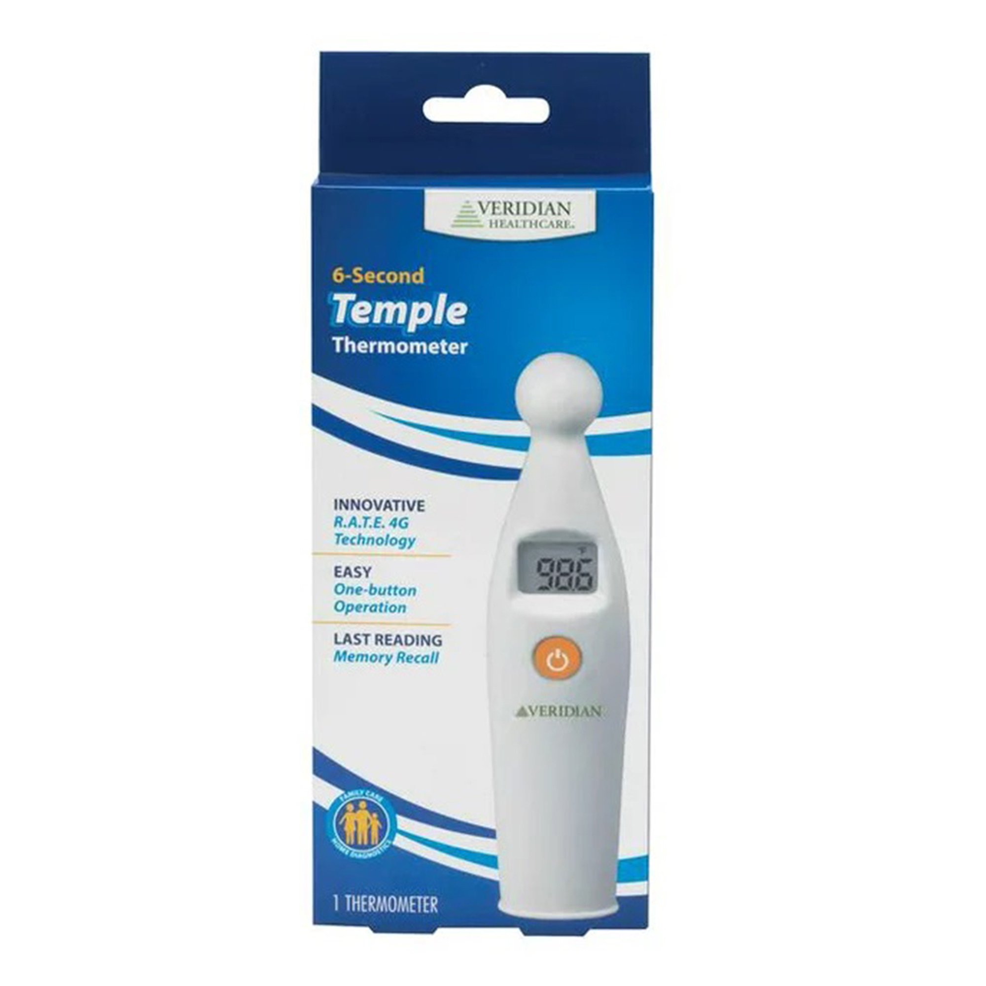 Veridian Healthcare LLC 09-330 - Veridian Temple Touch Thermometer - 1/Each