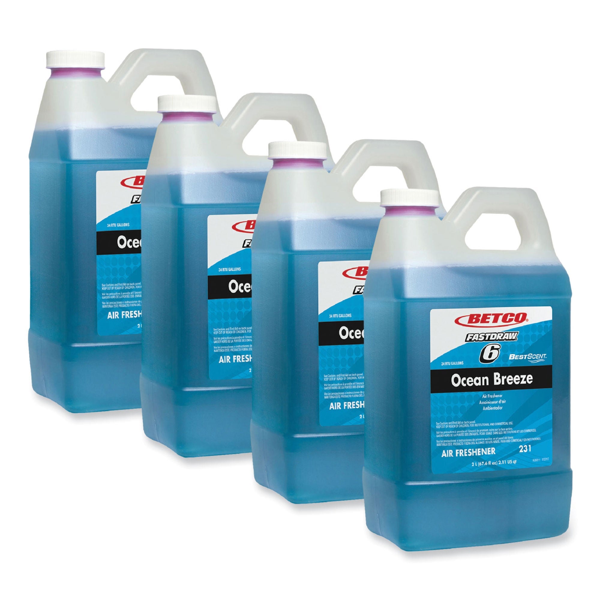 Essendant Co-United Stationers - BET2314700 Deodorizer Betco® Liquid 2 Liter Jug Ocean Breeze Scent
