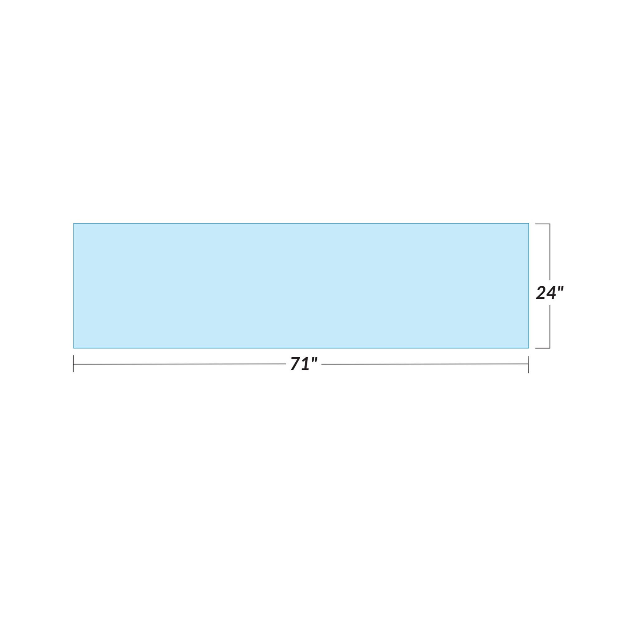 Alimed - 2970011798 X-Ray Support Pad AliMed® 24 W X 71 L X 2 L Inch Polyfoam Freestanding