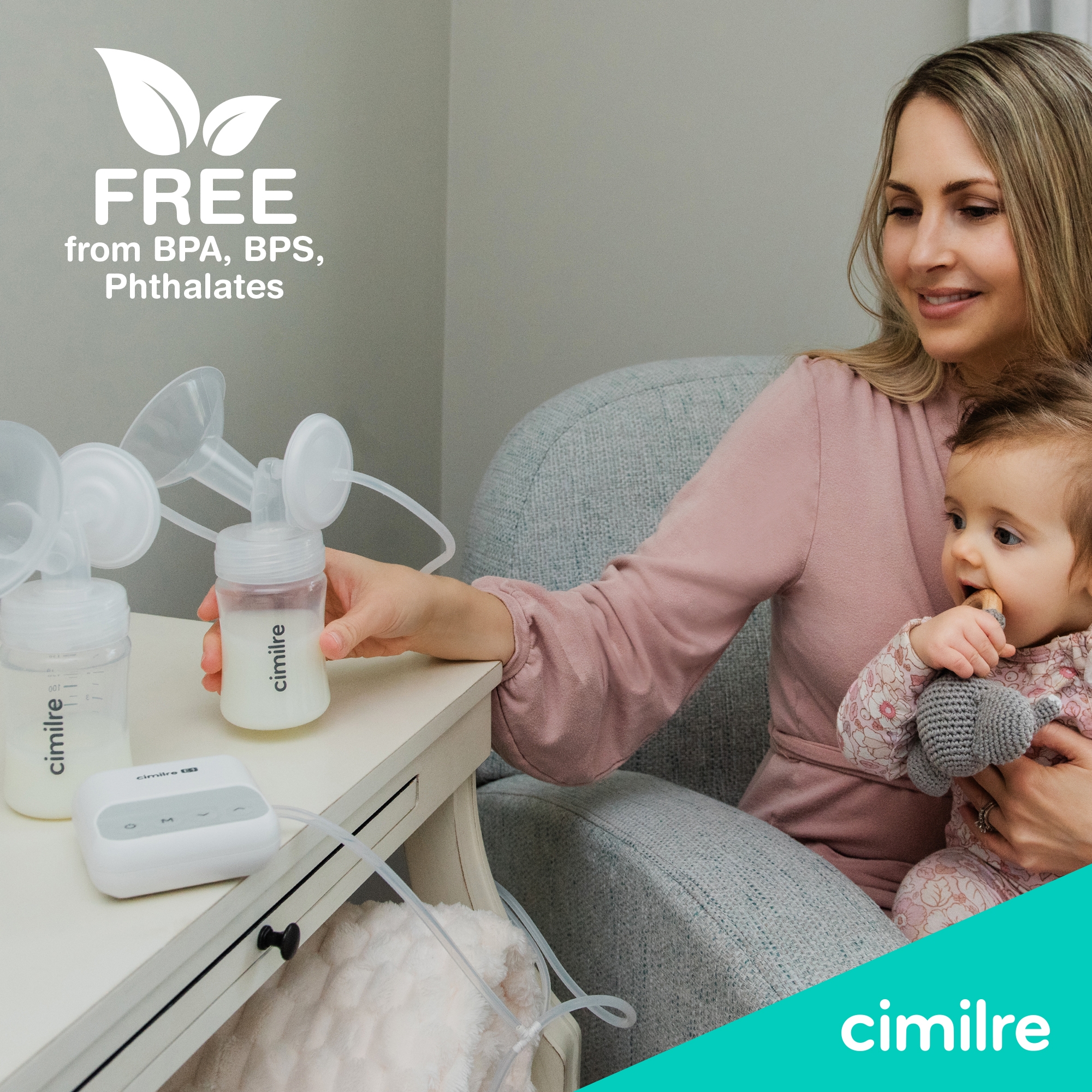 Cimilre E1 Double Electric Breast Pump Kit E1-100-00-00 by Symmetrical Health