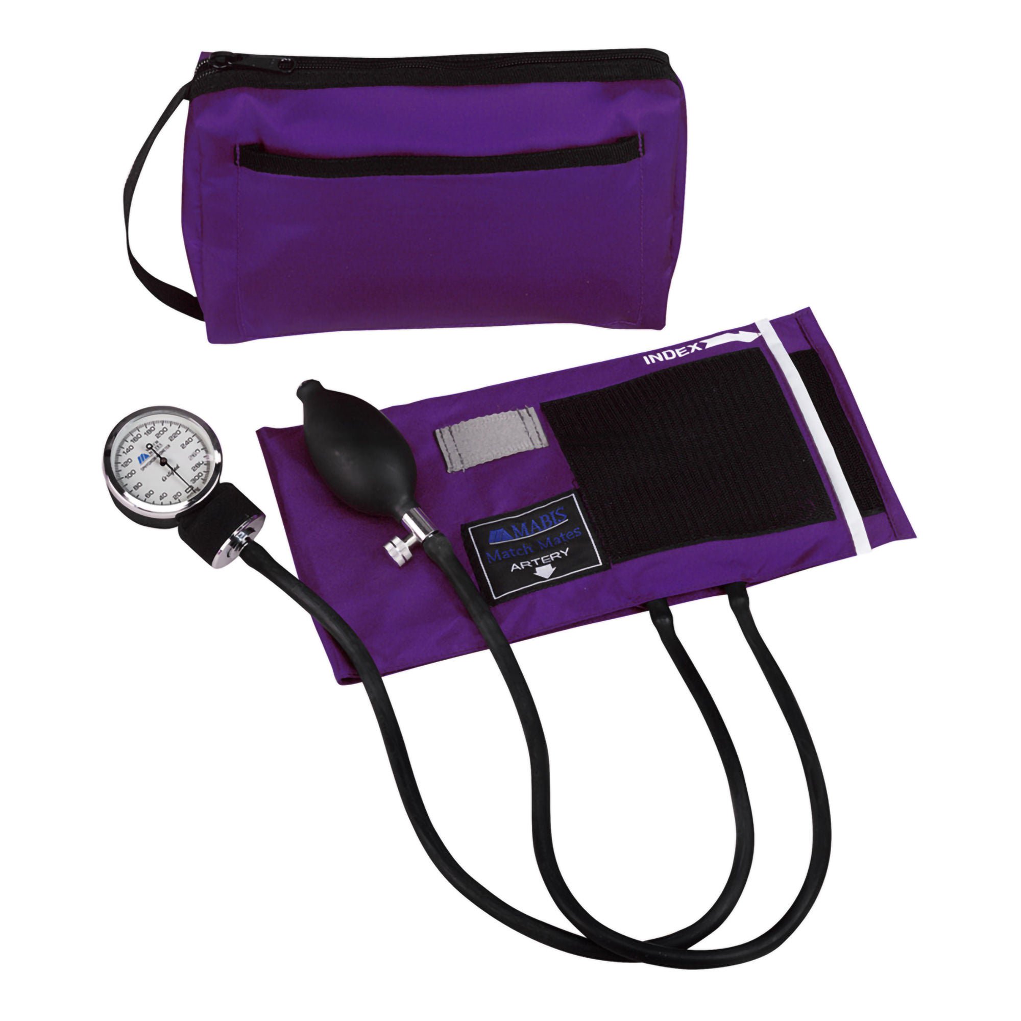 Mabis Healthcare - 01-160-201 Mabis® Match Mates Manual Aneroid Sphygmomanometer with Cuff