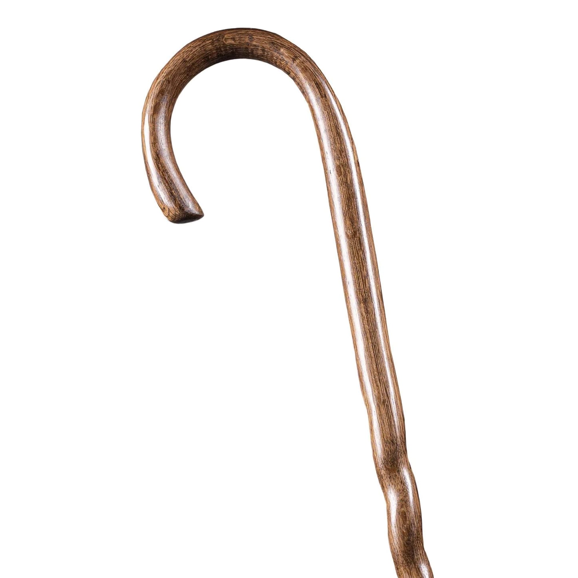 Mabis Healthcare 502-3000-0246 - Brazos™ Twisted Oak Traditional Handcrafted Walking Cane, 37-Inch - 1/Each