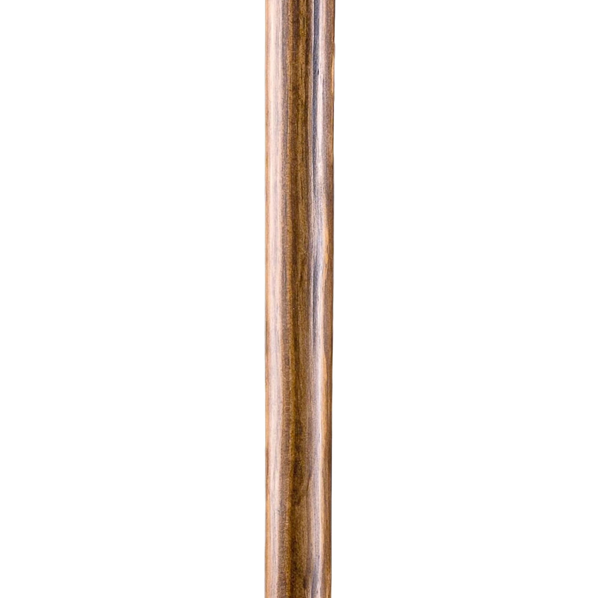 Mabis Healthcare 602-3000-1239 - Brazos™ Traditional Straight Pine Handcrafted Walking Stick, 55-Inch, Brown - 1/Each
