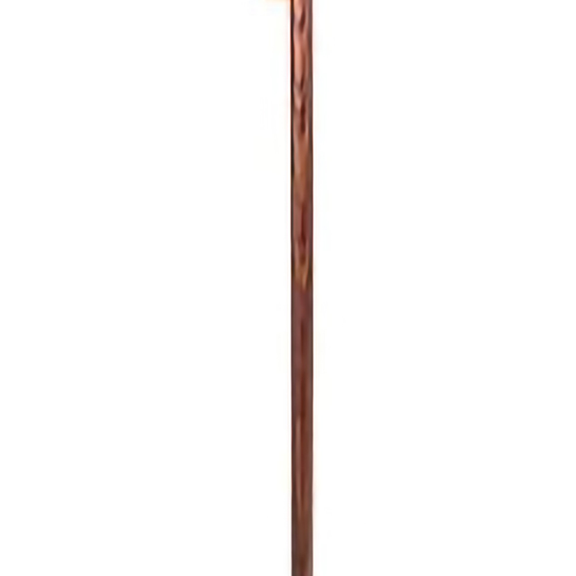 Mabis Healthcare 602-3000-1241 - Brazos™ Traditional Straight Pine Handcrafted Walking Stick, 55-Inch, Red - 1/Each