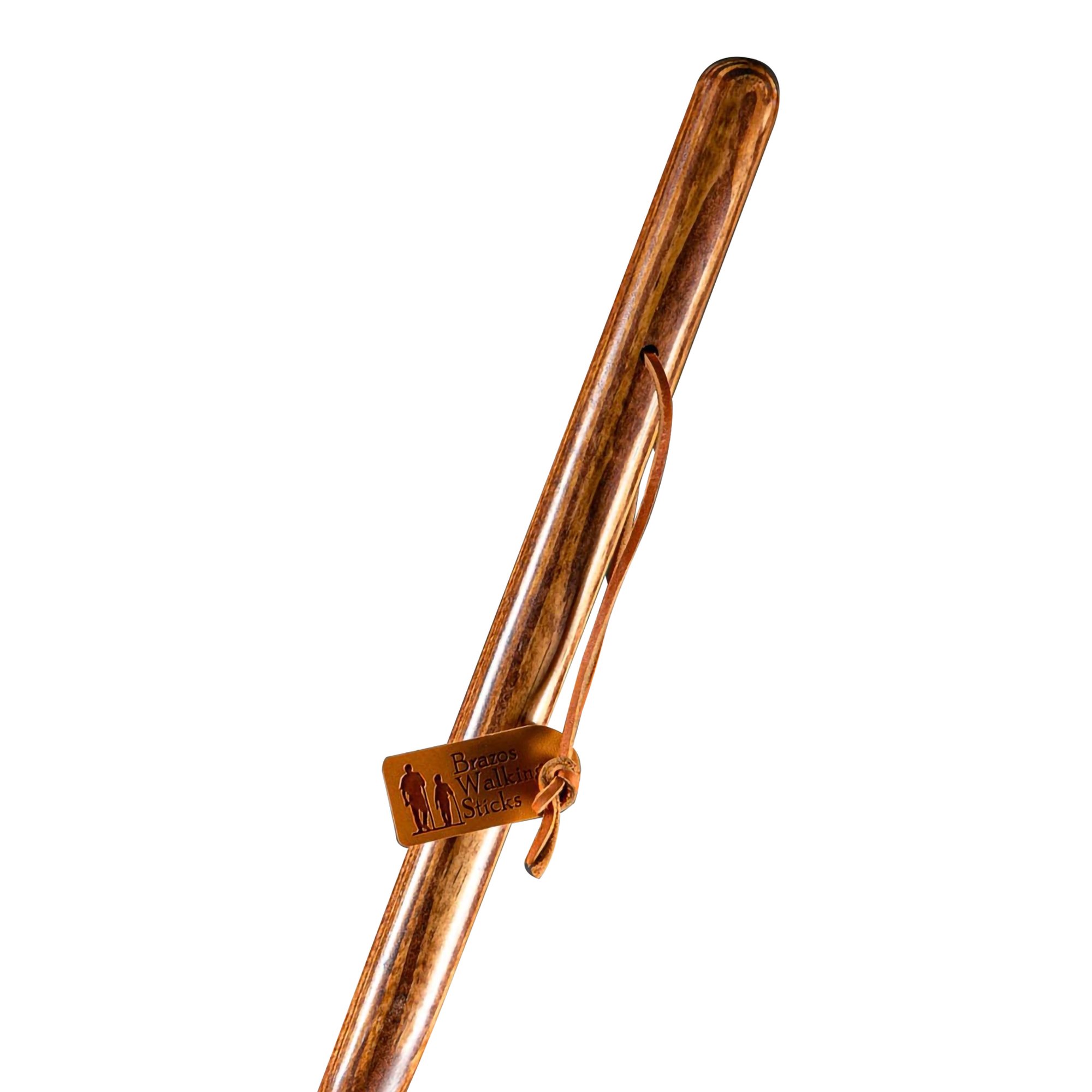 Mabis Healthcare 602-3000-1438 - Brazos™ Twisted Pine Handcrafted Walking Stick, 55-Inch - 1/Each