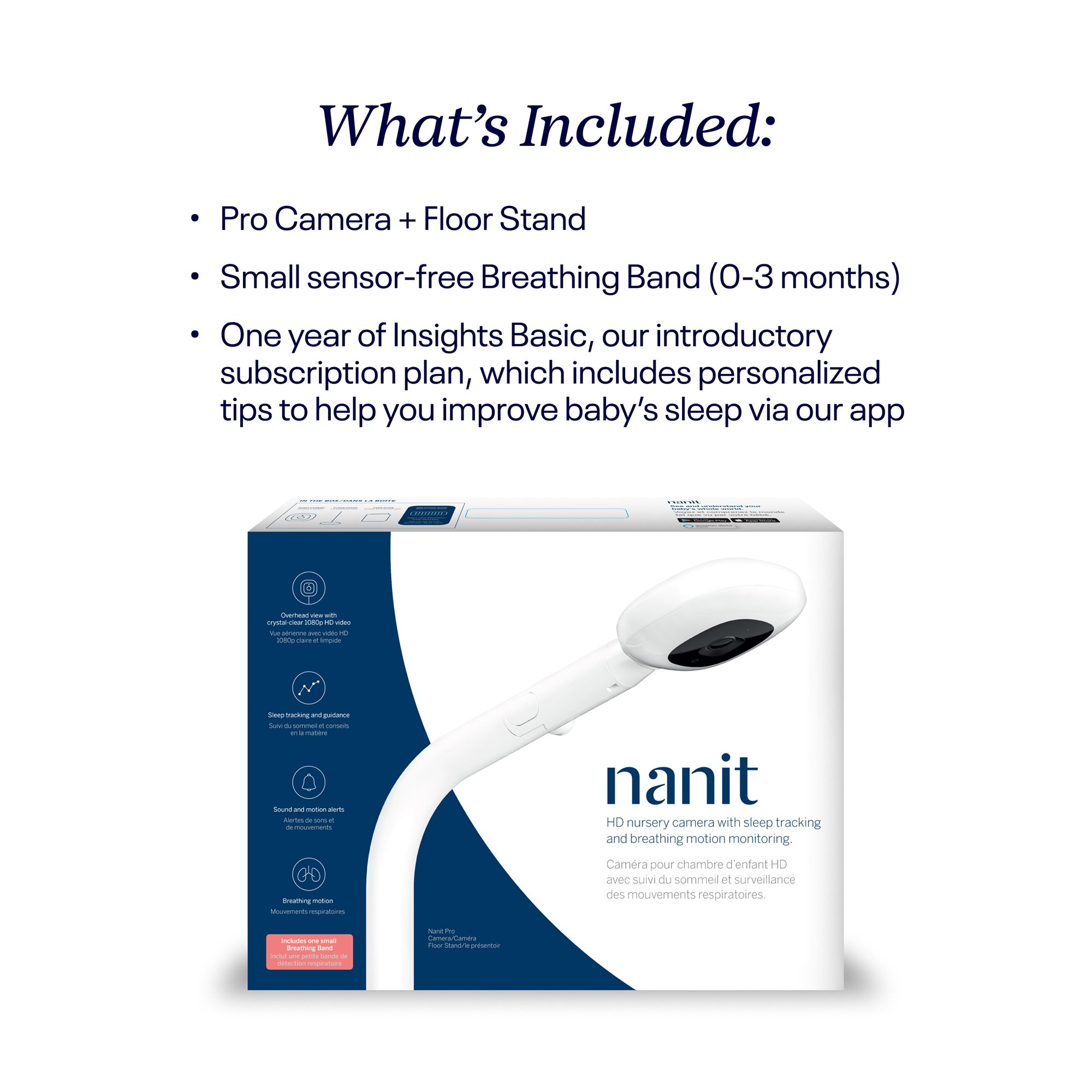 Nanit N303NW - Nanit Pro Camera with Floor Stand - 1/Each