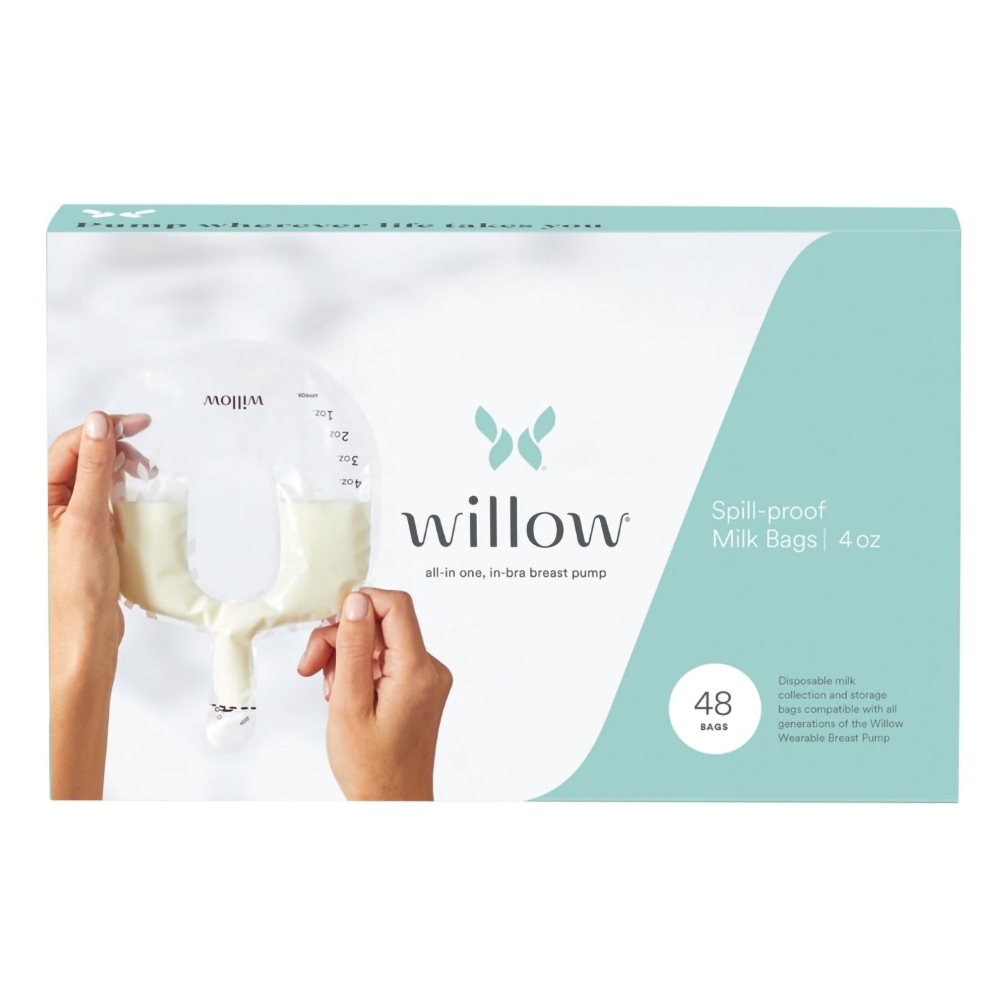 Willow Innovations Inc B9651 - Willow® 3.0 Breast Milk Storage Bag - 48/Pack, 96/Case