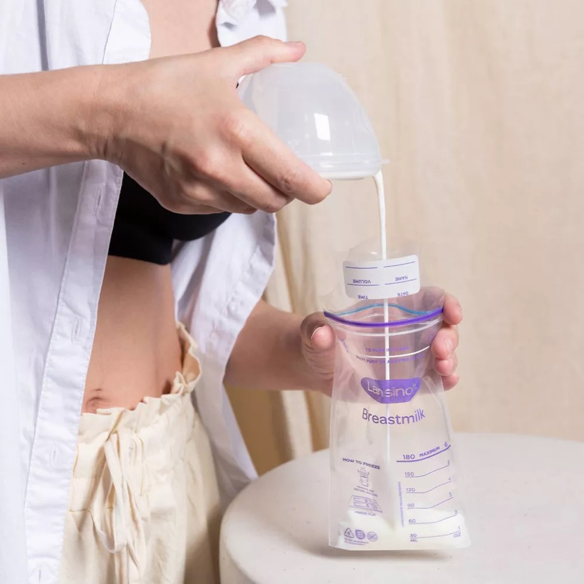 Lansinoh Hands Free Double Electric Breast Pump 53750 by Emerson Healthcare