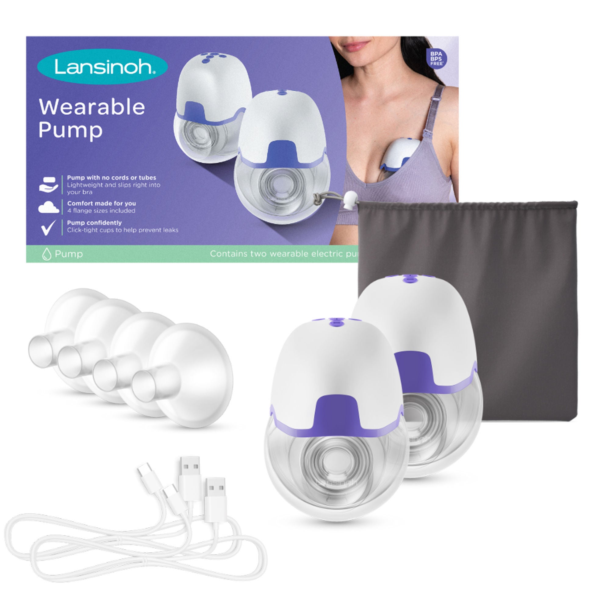 Emerson Healthcare - 53750 Hands Free Double Electric Breast Pump Lansinoh®