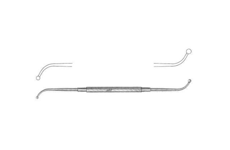 Integra Lifesciences - 400-273 Elevator / Ostium Seeker Jarit® 7-1/2 Inch Length OR Grade Stainless Steel NonSterile