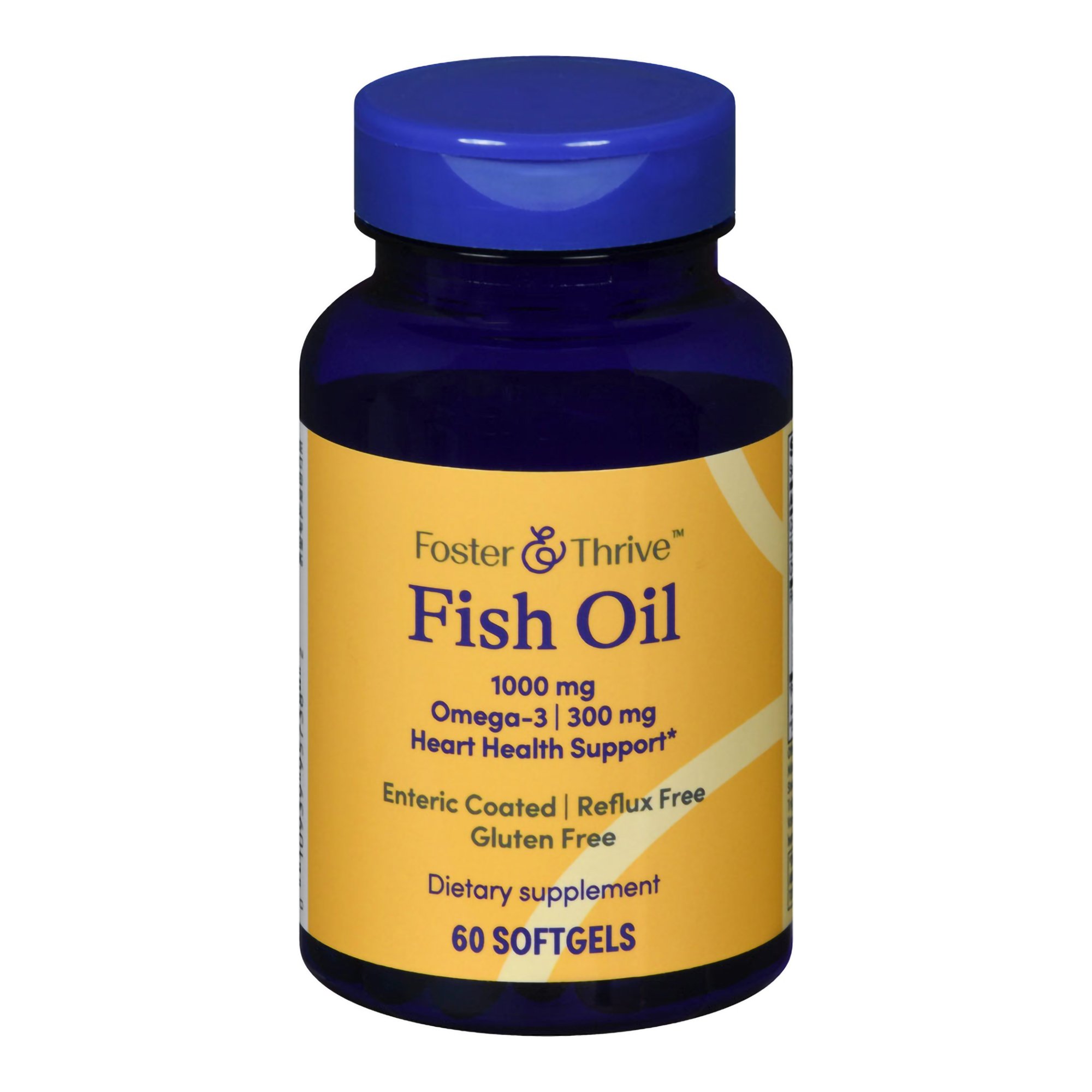 McKesson Brand 01093995738 - Foster & Thrive™ Fish Oil 1000 mg Softgels - 1/Bottle