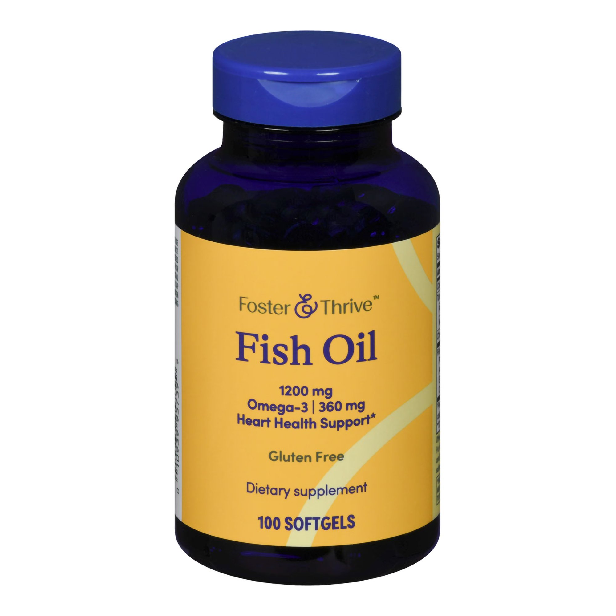 McKesson Brand 01093995739 - Foster & Thrive™ Fish Oil 1200 mg Softgels - 1/Bottle