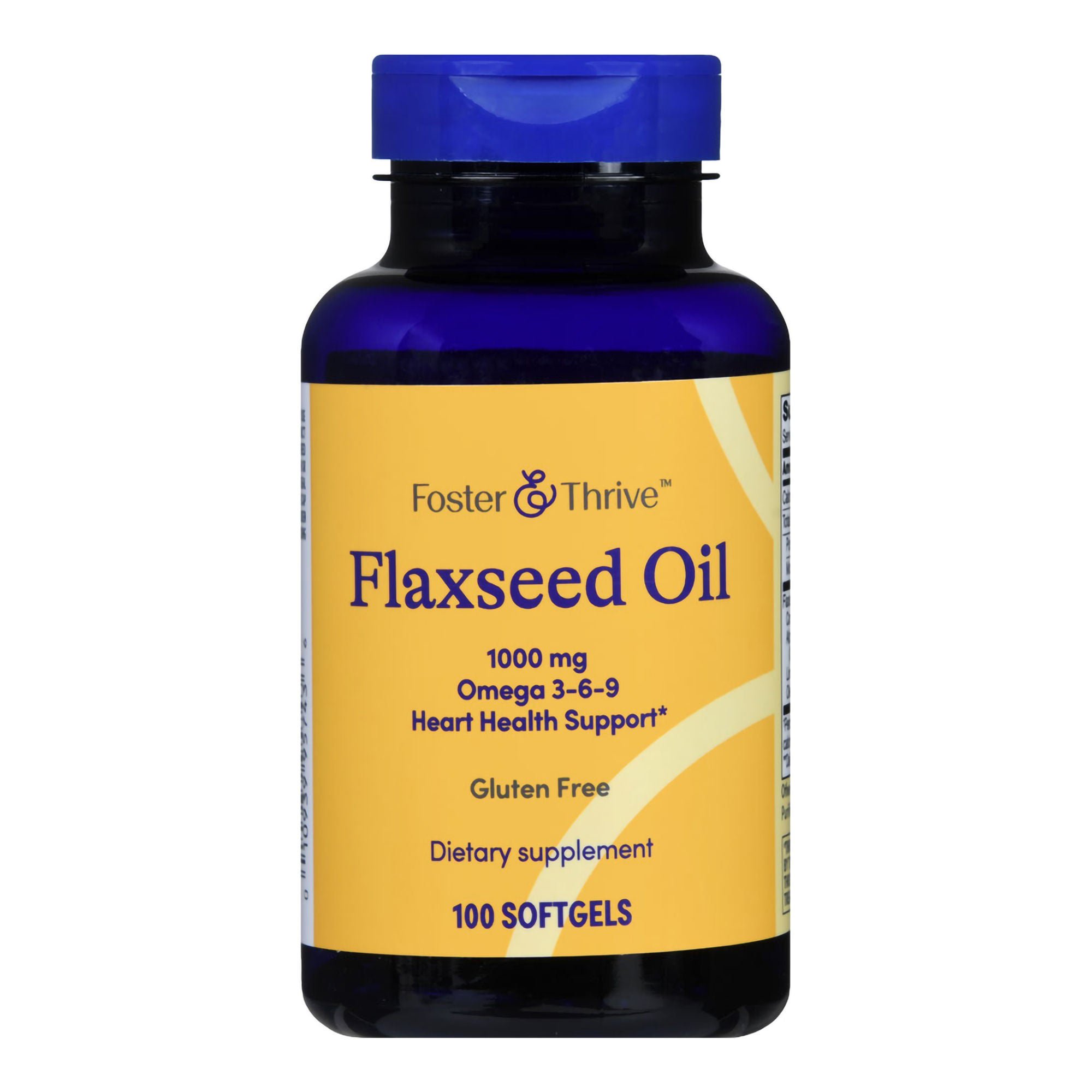 McKesson Brand - 01093995743 Foster & Thrive™ Flaxseed Oil 1000 mg Softgels