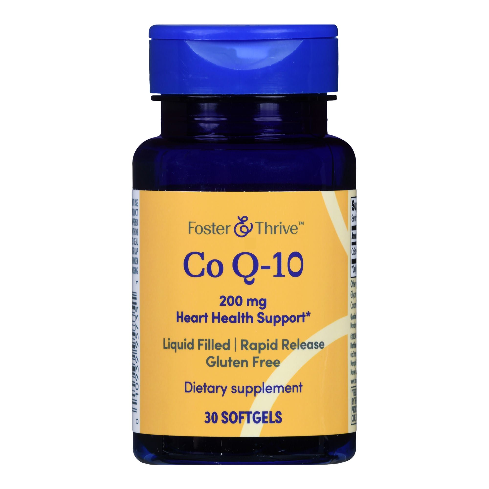 McKesson Brand - 01093995735 Foster & Thrive™ Co Q-10 200 mg Rapid Release Softgels