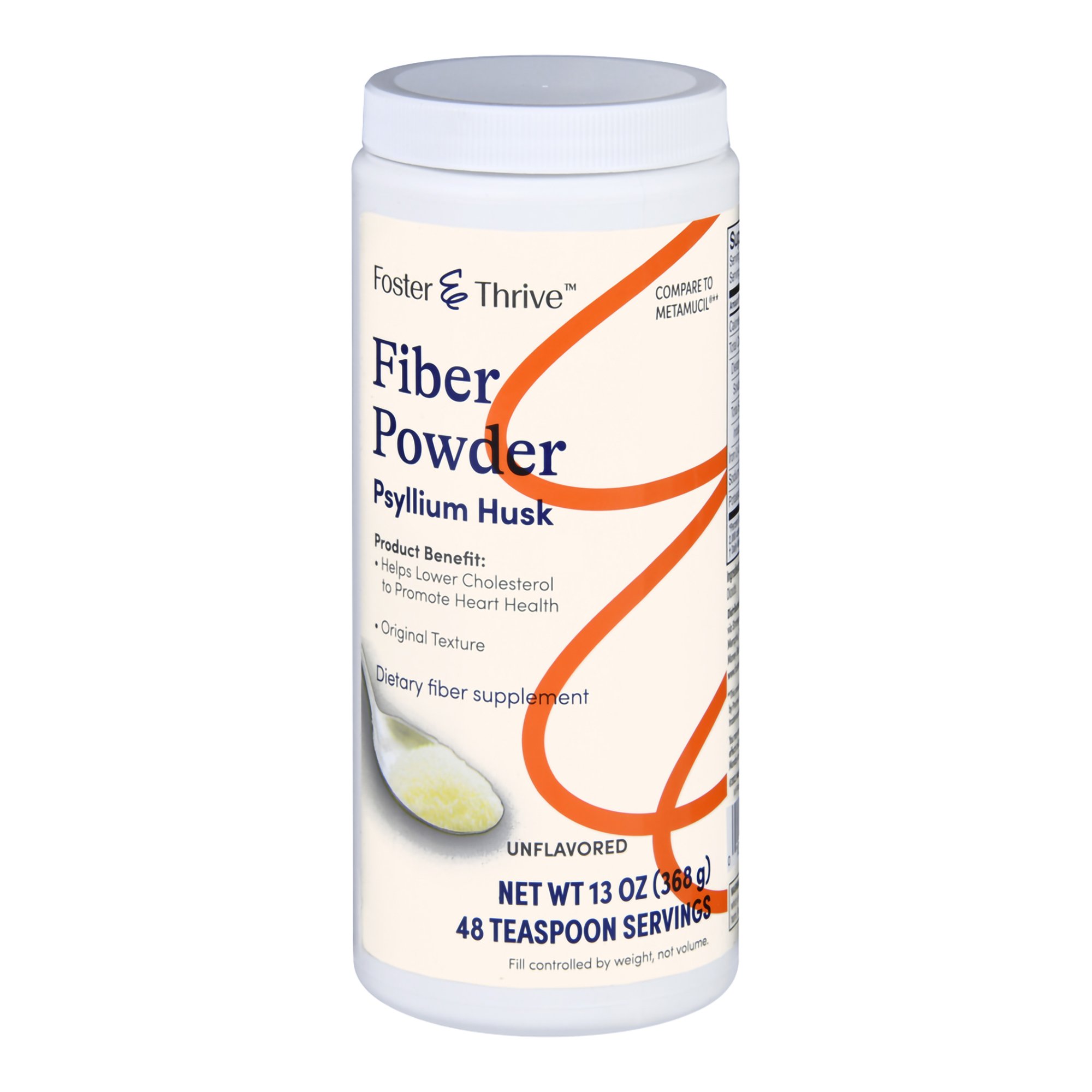 McKesson Brand 01093995616 - Foster & Thrive™ Fiber Powder Original Texture Unflavored - 1/Each