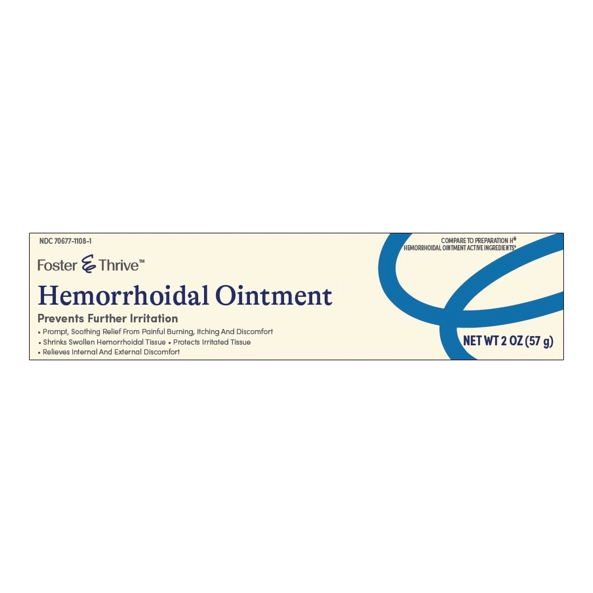 McKesson Brand - 70677110801 Foster & Thrive™ Hemorrhoidal Ointment