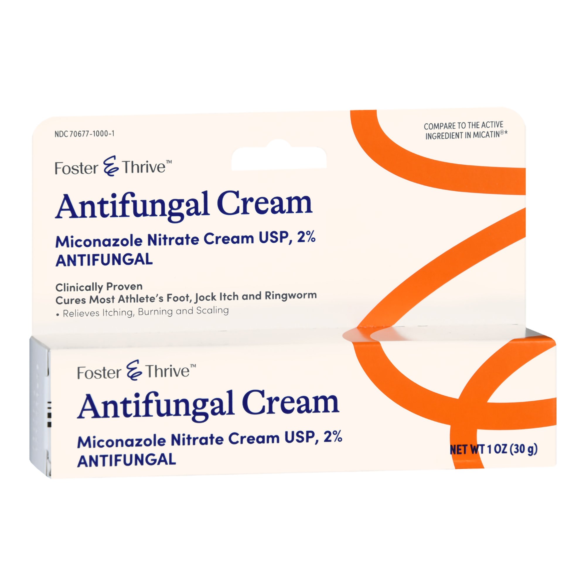 McKesson Brand 70677100001 - Foster & Thrive™ Antifungal Cream Miconazole Nitrate 2% - 1/Each