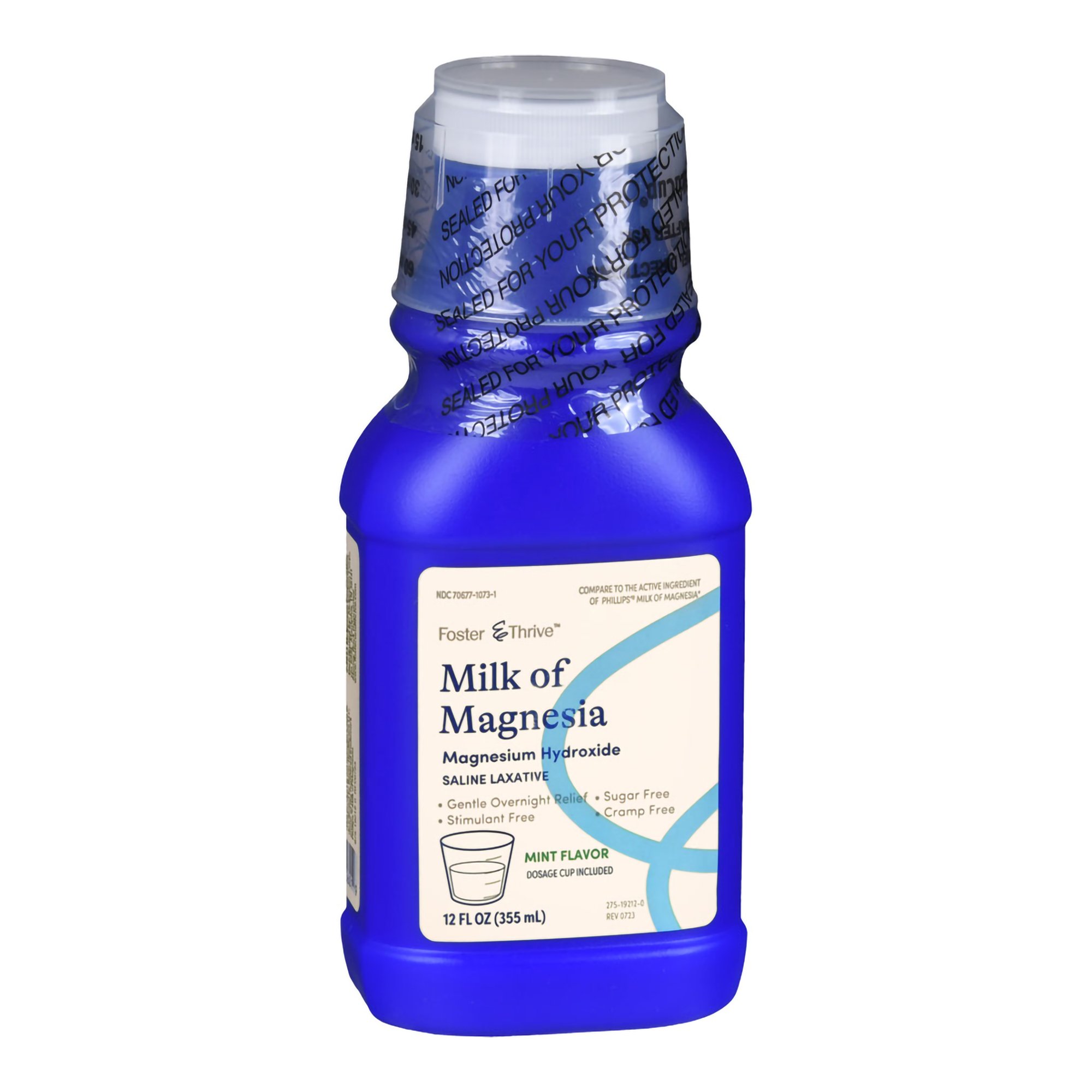 McKesson Brand 70677107301 - Foster & Thrive™ Milk of Magnesia Magnesium Hydroxide Liquid Mint - 1/Bottle