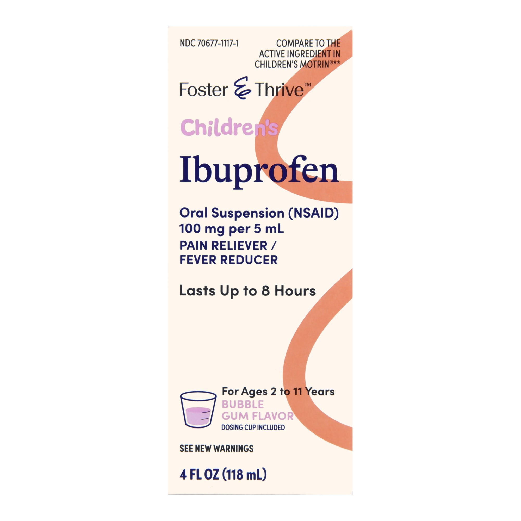 McKesson Brand - 70677111701 Foster & Thrive™ Ibuprofen Children's Pain Relief