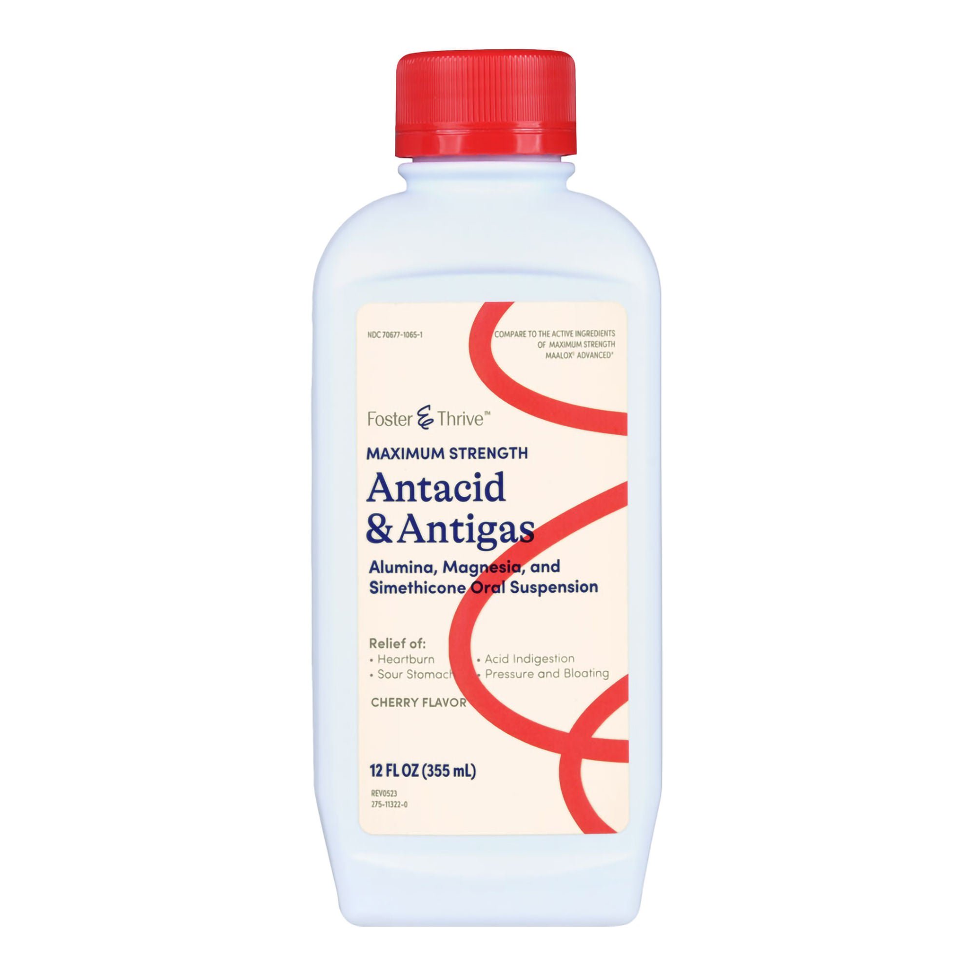 McKesson Brand - 70677106501 Foster & Thrive™ Max Strength Antacid & Antigas Alumina